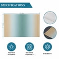 thumbnail image 6 of Teal Yellow Ombre Placemats Set of 8, Farmhouse Modern Gradient Art Placemats for Dining Table, Place Mats for Kitchen Tabletop, Waterproof Wipeable Dining Table Mats Set, 6 of 9