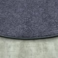 thumbnail image 3 of Home Floor Decorative Premium Polyester Endurance 6' X 9' Oval Area Rug - Glacier Blue, 3 of 5