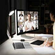 Glocusent Adjustable Flexible Eye Lamp, 36 LED Clip-on Reading Light for Desk, Bed Headboard & Computer