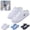 White, variant on Womens Breathable Canvas Mule Sneakers,Lace-Up Design Slip-On Flat Shoes, Comfortable Casual Daily Walking