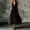 *Black, variant on ClodeEU Women's V Neck Sleeveless Midi Dress,Casual Flowy Sundress with Pockets Black,Women's Plus L
