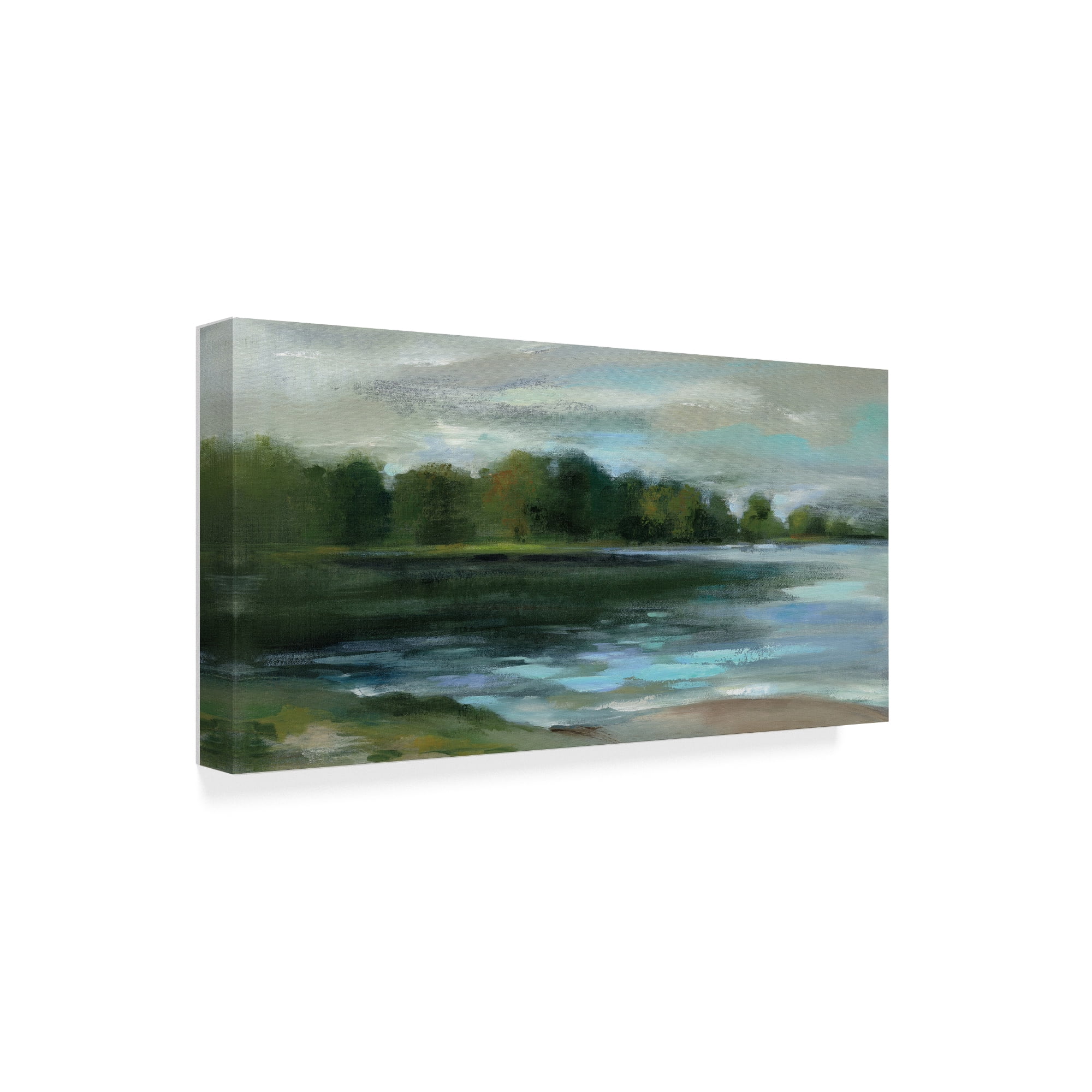 Trademark Fine Art 'Late Afternoon Stillness Crop' Canvas Art by Silvia Vassileva
