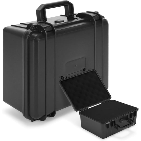 Ymokee Hard Case, IP67 Waterproof Protective Case with Foam Insert, 11" x 9.5" x 5.1"