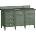 thumbnail image 2 of James Martin Vanities 650-V60S-SBR-3CSP Brittany 60" Single Basin Poplar Wood Vanity Set -, 2 of 7