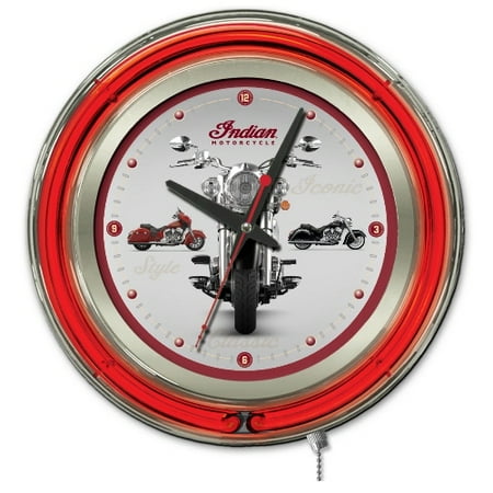 - Indian Motorcycle Multi-Bike Neon Clock