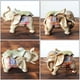 thumbnail image 5 of 1 pieza de cinco figuras de cerámica coloridas debajo del elefante, estatua decorativa de elefante, 5 of 8