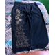 thumbnail image 2 of Pantalones vaqueros azules retro con estampado de rinoceronte y estilo hip hop para patineta, estilo Y2K, estilo Harajuku, tendencia de calle, exquisitos jeans casuales de pierna ancha góticos, 2 of 5