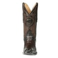 thumbnail image 4 of El General Men's Exotic Caiman Nuca Cowboy Boots - Brown 45082, 4 of 6