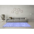 thumbnail image 3 of Ahgly Company Indoor Rectangle Abstract Blue Modern Area Rugs, 5' x 8', 3 of 4