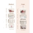thumbnail image 3 of Neceser de viaje Narwey, organizador de maquillaje colgante grande, 3 of 9