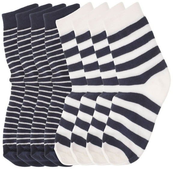 HOMOBABE 4Pairs Running Socks Men One Size Fits All Cotton Unisex Sports