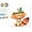style4, variant on Paint by Numbers Set for Adult Beginners, 8x8 Inch DIY Oil Paint by Numbers for Kids with Frame for Home Decoration (Christmas Dinosaur )
