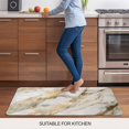 thumbnail image 5 of Marble Gold Door Mat&nbsp;Indoor Outdoor Entrance,Non Slip Small Rug for Kitchen Bathroom Entryway Rug,Abstract Luxury Wave Gold Marbling Modern Washable Doormat Floor Mat for Office 18x30 Inch, 5 of 8