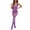Purple, variant on Fishnet Bodystocking Nylon Sexy Lingerie For Women Full Body Stocking Open Crotch Bodysuit Full Body Fishnet Stockings