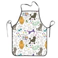 thumbnail image 5 of Uemuo Colorful Poodle Dog Printed Bib Apron, Adjustable , Water and Oil Resistant, Cooking Kitchen Chef Apron for Women Men, 5 of 5