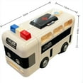thumbnail image 5 of Ambulance Theme Toy Bus with Interactive Play Features Removable Medical Kit & Steering Wheel White - Educational Rescue Vehicle Toy for Kids Ages 3+ Model 265-3, 5 of 5