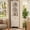 White, variant on 68" Tall Fluted Corner Cabinet for Bathroom, Modern Living Room & Kitchen - 5 Adjustable Shelves, Space-Saving Storage, Curved Profile Design White