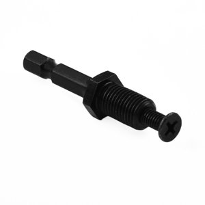 BTOER Drill Chuck Adapter 1/4 Hex Shank Steel Adapter To 3/8"-24UNF Male Thread Screw Drill Bit Chuck For Impact Wrench Power Drill