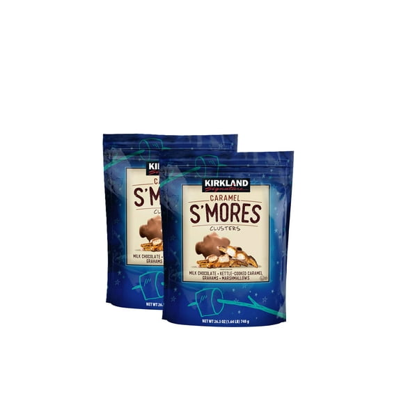2 Pack | Kirkland Signature Caramel S’mores Clusters, 26.3 oz