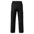 thumbnail image 3 of CONZONE Kids Boys Baggy Cargo Pants Straight Leg Hiking Pants for Child Elastic Waist Drawstring Lightweight Fall Winter Outdoor Jogger Pants with Pockets, 3 of 5