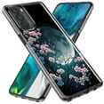 thumbnail image 2 of MUNDAZE Motorola Moto G Stylus 5G Shockproof Clear Hybrid Protective Phone Case Kawaii Manga Pink Cherry Blossom Full Moon Cover, 2 of 5