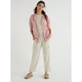 thumbnail image 2 of Time and Tru Women's Full Zip Fleece Jacket with Pockets, Sizes XS-XXXL, 2 of 6