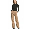 thumbnail image 2 of Love Tree Womens Juniors Slim-Fit Trouser Dress Pants (Black-2, Small), 2 of 2