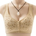 thumbnail image 4 of Daisy Bras, 2025 Upgrade Front Closure Bra Cotton Bra Daisy Bras for Older Women, Comfortable Bra No Underwire Plus Size Bra, 4 of 4