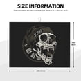 thumbnail image 3 of Microfiber Dish Drying Mat, Pointed Tooth Skull Pattern Dish Drying Pad Mats for Kitchen Counter Dishes Rack Pad, 18 x 24 inches, 3 of 9