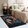 thumbnail image 3 of Toucan Rug, Tropical Animal Area Rug 3x5, Green Palm Leaves Carpet, Entryway Rugs Bedroom, Fluffy Machine Washable Non-Slip Low-Pile Non-Shedding Rug for Kitchen, Indoor Outdoor Entrance Rugs Km&-294, 3 of 7