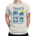 thumbnail image 2 of Tahiti Scenic Stamps Art Men's T-shirt, 2 of 3