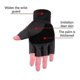 thumbnail image 5 of Pu Leather Studded Half-finger Pu Driving Motorcycle Gloves Pirate Skull, 5 of 5