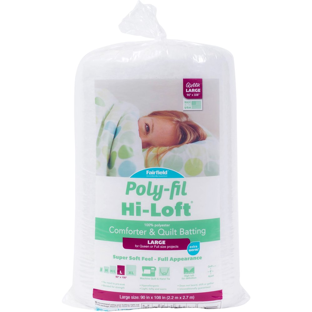 PolyFil HiLoft® Batting, 90" x 108"