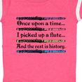 thumbnail image 4 of Inktastic Funny Flute Music Quote Boys or Girls Baby Bodysuit, 4 of 5