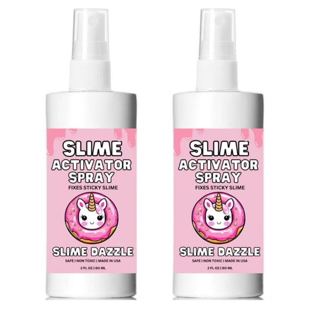 Spray activador de limo Slime Dazzle, paquete de 2 unidades, 60 ml