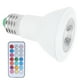 thumbnail image 2 of Foco RGBW de 10 W con control remoto temporizado E27 Bombilla que cambia de color 85‑265 V, 2 of 14