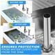 thumbnail image 3 of 2 Pcs Bar Sink Overflow Pipe 7.48 Inches Sink Strainer Pipe Sink Drain Tube for Holes Pipe Stopper Bathroom Pipes, 3 of 5