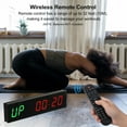 thumbnail image 4 of Uxcell LED Gym Timer 11.4" x 3" Gym Clock Count Down/Up Clock Interval Timer with Remote Ultra Clear Digital Display, 4 of 7