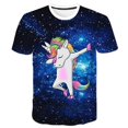 thumbnail image 1 of Camiseta con estampado de unicornio en 3D, camiseta bonita de unicornio rosa, camiseta de verano para niñas, ropa de dibujos animados para niños, camisetas informales para adolescentes 13T Gao Jinjia LED, 1 of 2