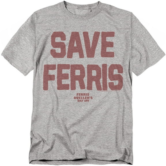 Ferris Bueller T-Shirt The Save Ferris Unisex Graphic Tee for Men & Women