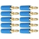 thumbnail image 3 of Conector De Bananas, Tipo De Soldadura De Enchufe De Banana Macho 10 Piezas Para Conexión OTVIAP Azul, 3 of 8