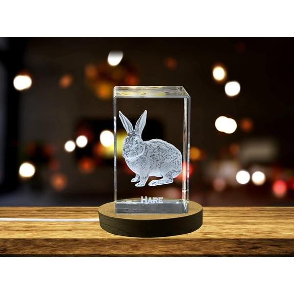 Graceful Hare Crystal Carvings | Exquisite Gems Etched with Elusive Leporidae