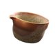 thumbnail image 4 of Cuenco de cerámica para matcha, hecho a mano, con pico vertedor para té. Marrón, 4 of 9