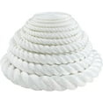 Premium USA Made Twisted Nylon Rope - (1 Inch x 25 Feet, White ...