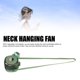 thumbnail image 5 of Mini Ventilador Portátil, Ventilador Para Colgar En El Cuello Sin Aspas, Recargable Por USB, 3 Velocidades, Verde Para Acampar Para Niños, 5 of 7