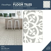 FloorPops Medina 12 in. x 12 in. Peel and Stick Virgin Vinyl Floor Tiles (10-Pack)
