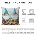 thumbnail image 5 of Square Throw Pillow Covers Gnomes Holding Starfish Conch with Mermaid Tail Pillow Cases Decorative for Home Bedroom Sofa Pillowcases Standard Size, 5 of 5