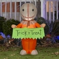thumbnail image 5 of Halloween Inflatable Sam with "Trick 'r Treat" Banner, 5 of 5