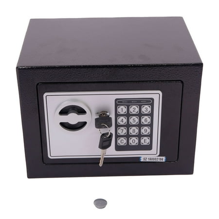 Security Safe Lock Box for Home, Business or Travel, Black