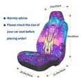 thumbnail image 3 of Honeii Elephant in Tribal Style Print Car Seat Cover,Car Interior Covers,Universal Fit Seat Protector, Compatible with Most Cars, SUVs, Trucks, and Vans, 3 of 5